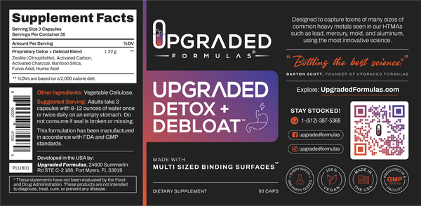 Upgraded Detox + Debloat Capsules (90 ct)